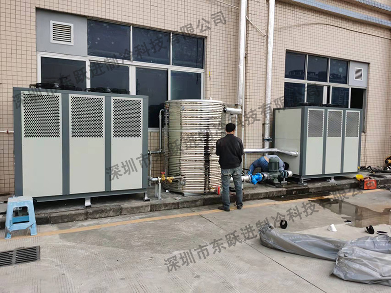 東躍進風(fēng)冷式注塑冷水機實拍圖